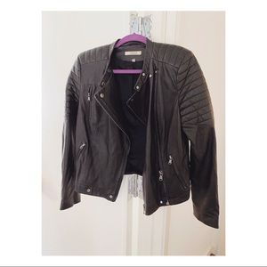 J Brand Moto leather jacket. Size large.